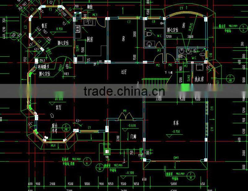 2016 latest luxury prefab villa house