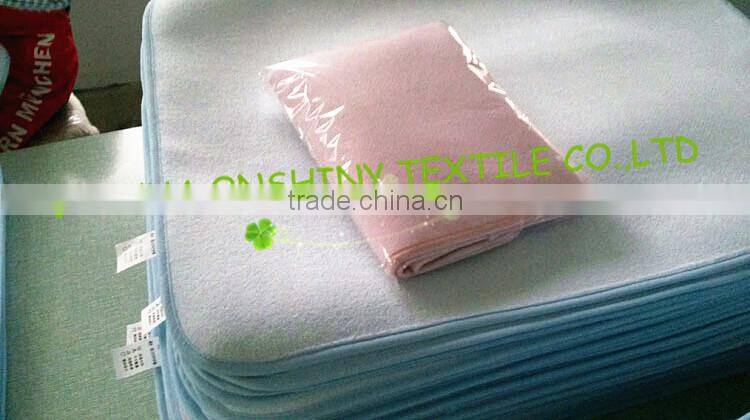 Customized high quality organic cottton baby urine mat