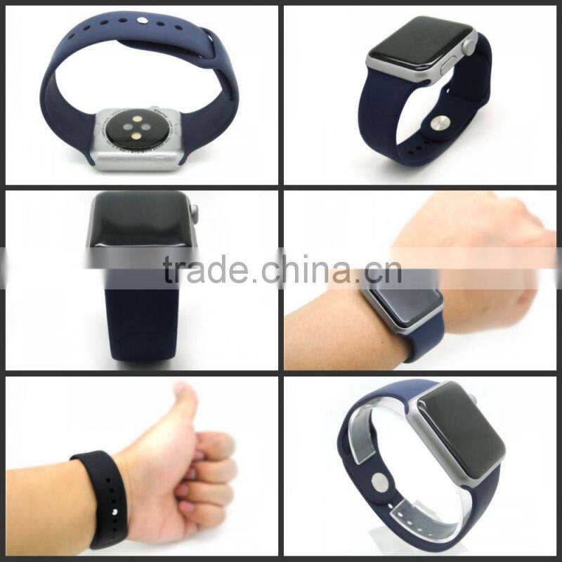 2016 popular colorful silicone watch belt changed watch belt