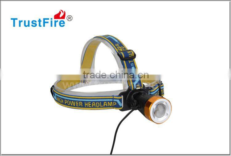 2016 Trustfire new design 3868-H6 cree led lamp zoom rechargeable headlamp 400 lumens cree led headlight