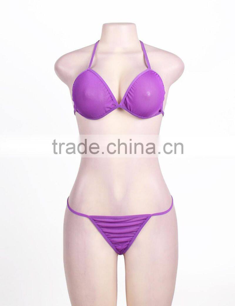 High quality romantic sexy eyelash lace robe