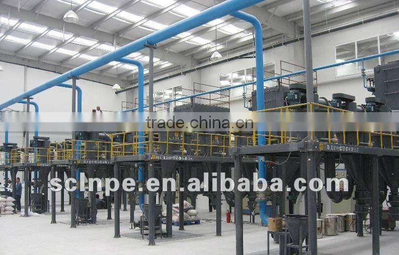 low glass powder grinding machine/jet pulverizer