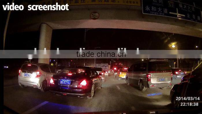 4.3inch 1080p HD dvr interior rearview monitor with reverse camera display and parking recording function