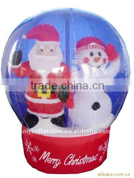 inflatable snowman