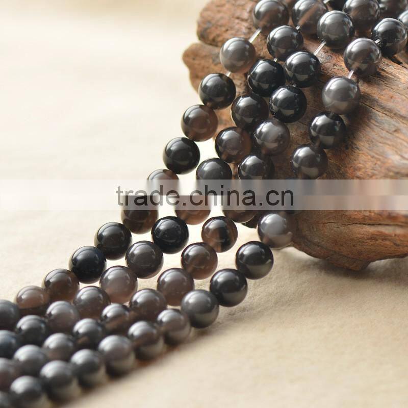 4mm 6mm 8mm 10mm 12mm 14mm natural gemstone obsidian stone price obsidian for sale