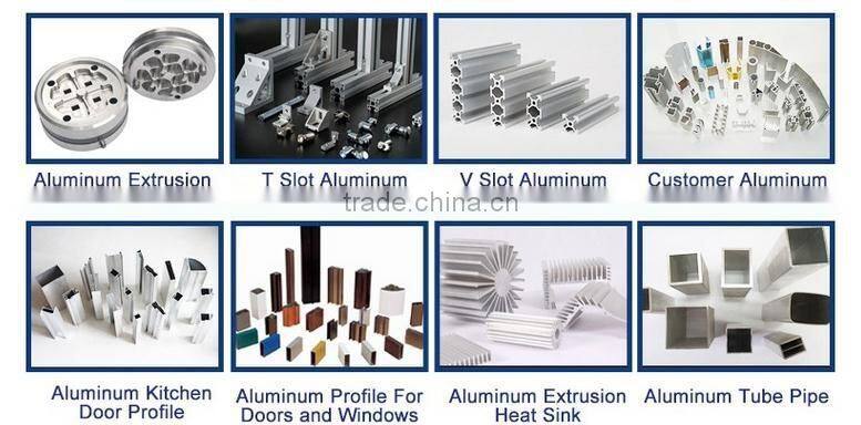 Furniture profile aluminium profiles for kitchen producting line