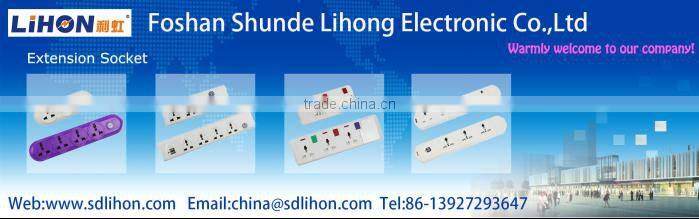 2/3/4/5/6 Individual Switch ABS plastic 250V TLC-902 power extension socket