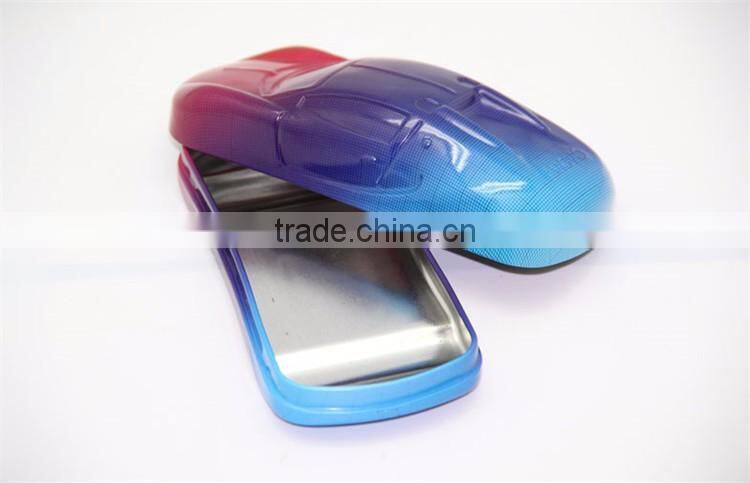 custom print car shape pencil case for kids