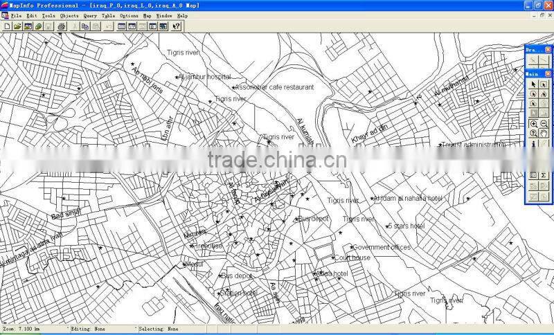 Argentina digital mapinfo map