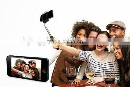cell phone aluminum handheld flexible IOS android selfie stick