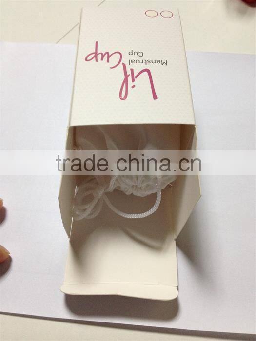 transparent shined surface and Soft Reusable Cups for Lady Menstrual Period Wholesale