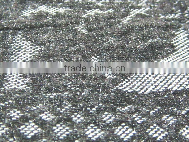 knit jacquard two layer jacquard knitting fabric TR composition
