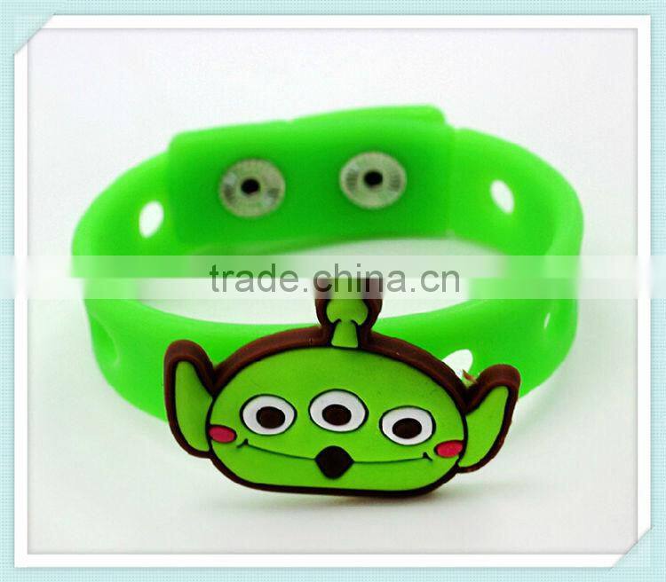custom adjustable silicone rubber bracelet