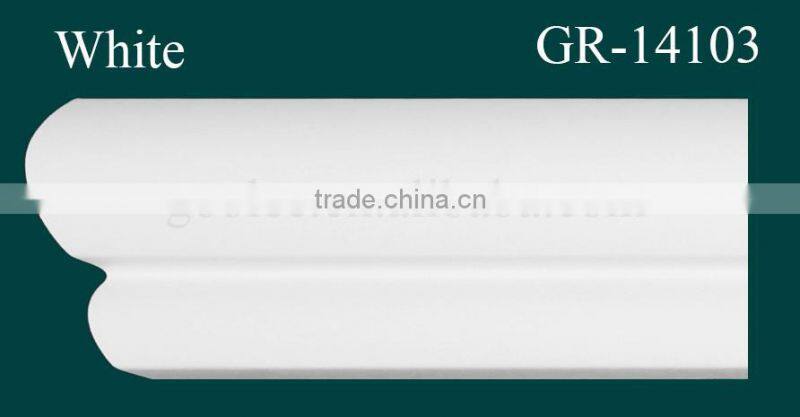 Home Decor Interior Decorating White PU Panel Molding