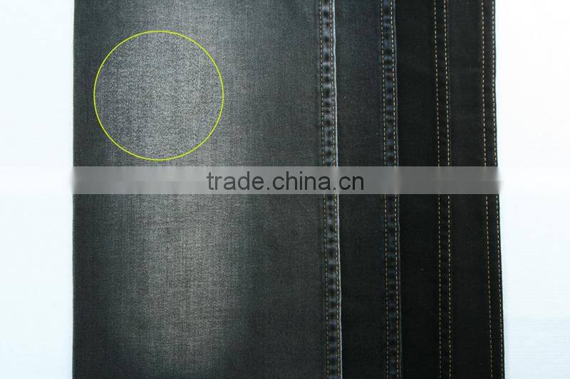 Black Denim Fabric 98 Cotton 2 Spandex Jeans Material