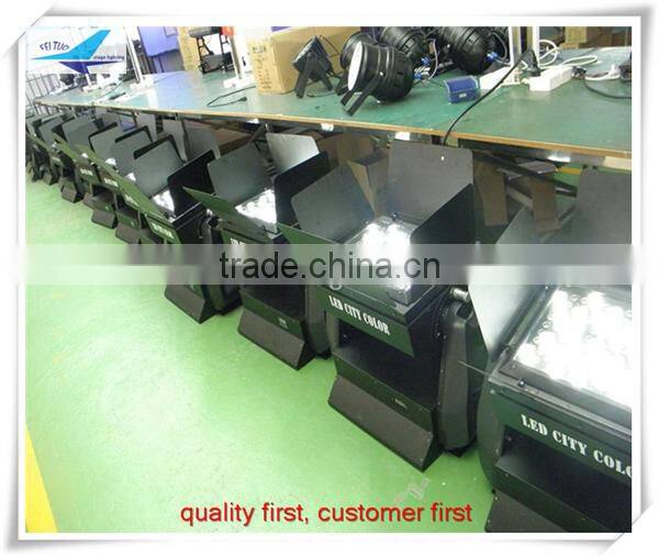 IP65 144*3w rgbw led city color, city color cosmetics