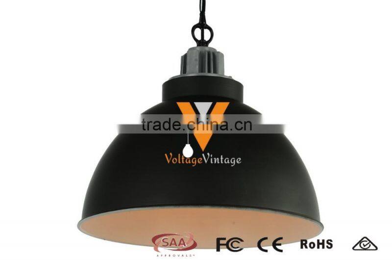 Manufacturer's Premium Industrial Bowl Chain Pendant Light Barn Loft Style Ceiling Light Kitchen Hanging Lamp