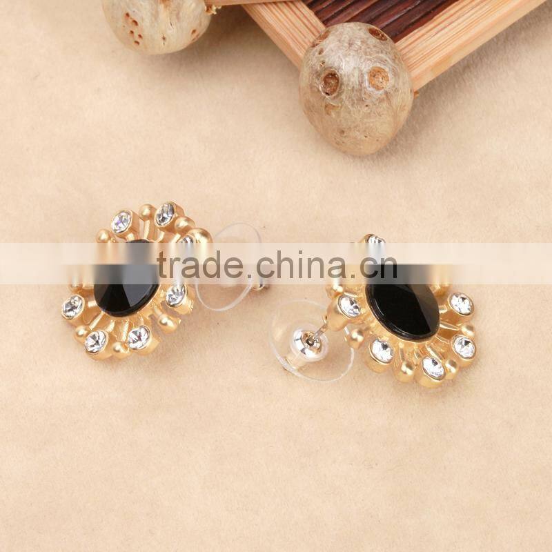 New design women earring flower ethnic necklace jewelry set