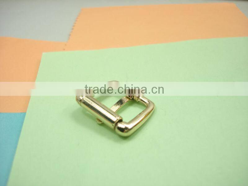 high quality light gold metal leather belt buckle sets for handbags q-0524