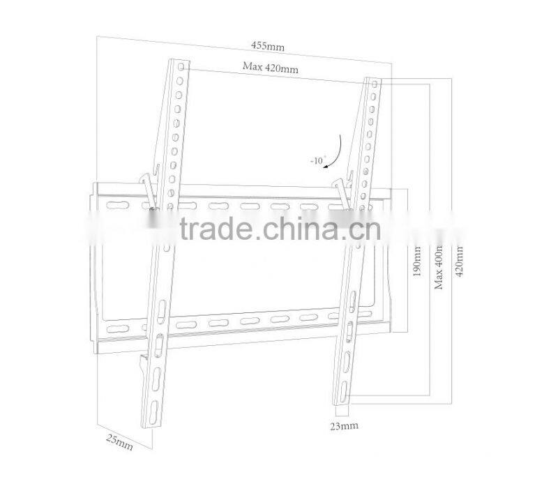 Full motion tv mount for 26"-55", wholesale up and down tv mount