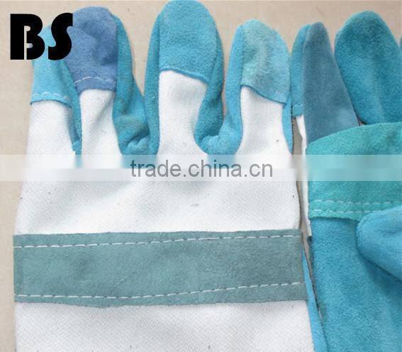 AB grade long welding gloves leather working gloves