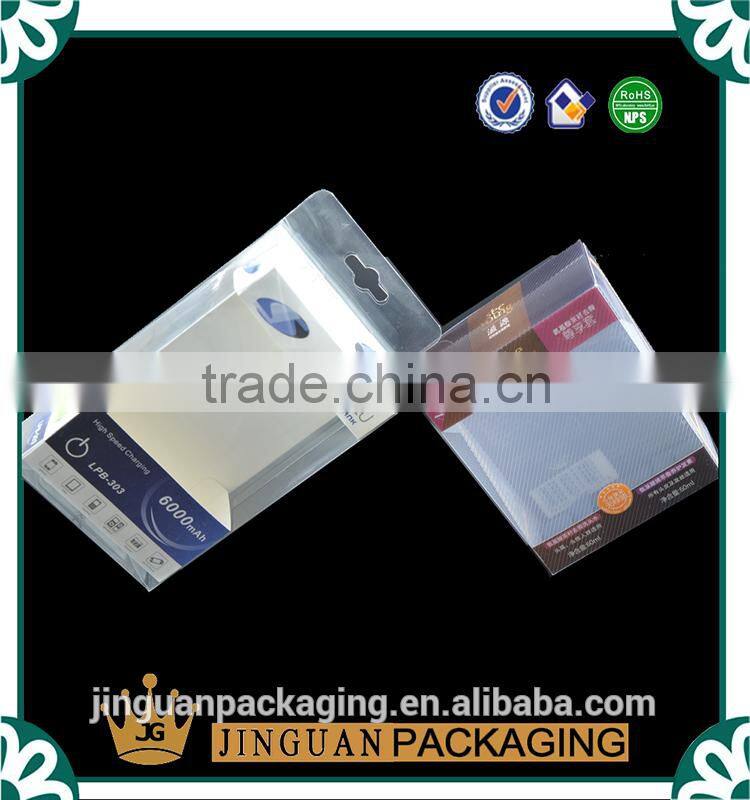 2016 hot sale custom printed tuck in blister folding box