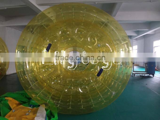 Inflatable water roller ball for swimming pool, floating water pool ball for kids