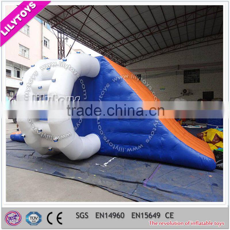 giant inflatable water toy slides / inflatable floating water slide ,water games for adult ,aqua park toys