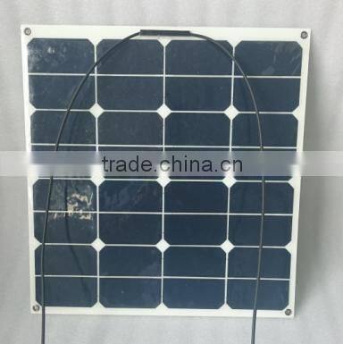 Yatch,camping,caravan use sunpower flexible solar panel 50W