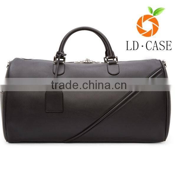 wholesale good quality Lightweight Travel Leather Mens Travel Pouch Luggage Bag