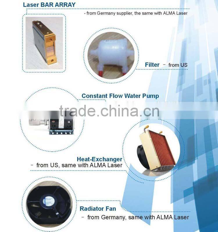 CE approval in motion laser permanent hair removal depilator pearl hair removal