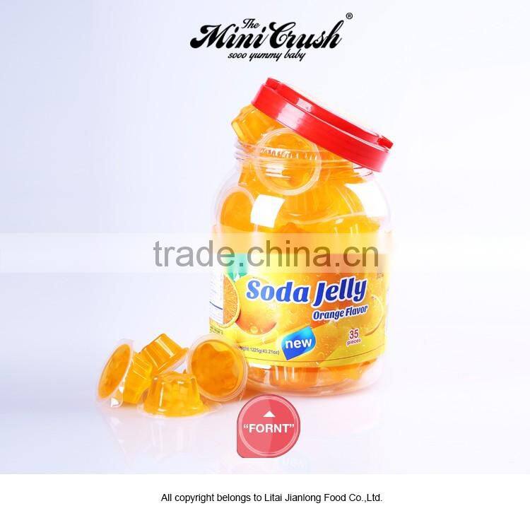 35G Soft Fruity Cup Halal Jelly,Soda Jelly
