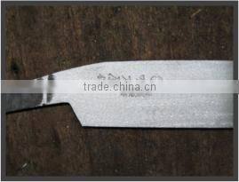 Japanese sword hatchet as fishing product cutter for outdoor activities