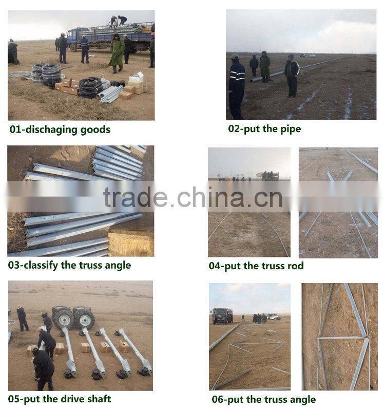 High effecient China center Pivot Irrigation System Used for Large Farmland