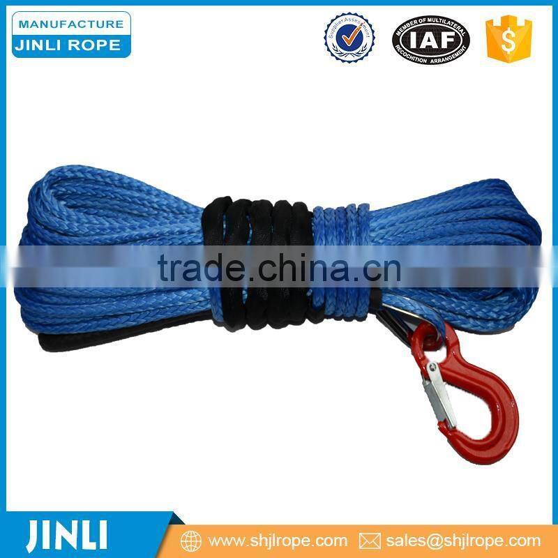 Jinli Rope ATV/UTV/SUV/4X4/4WD Synthetic Winch Rope 12-Strand Braid UHMWPE Cord