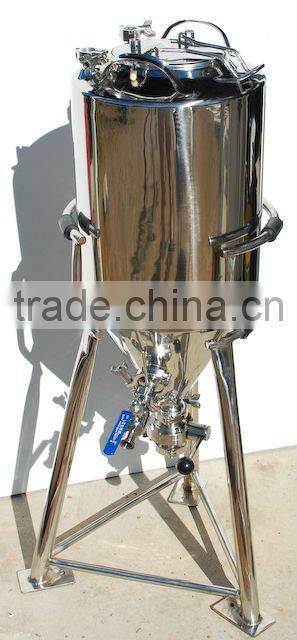 stainless steel hopper with bottom outlet,pressure lid