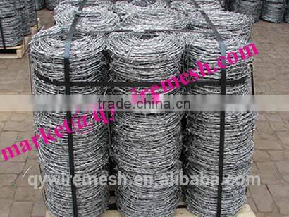cheap galvanized plastic pvc coated barbed wire/Galvanized Barbed Wire