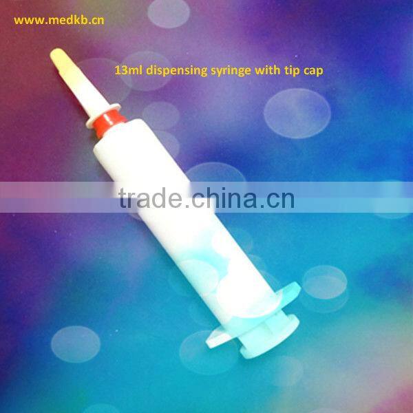 13ML Plastic Dispensing Syringe with Tip Cap
