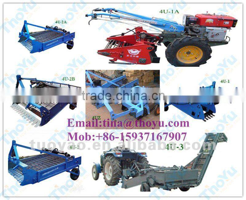 Thoyu hot sale large and small 4U series potatoes harvester on promotion +86-15937167907