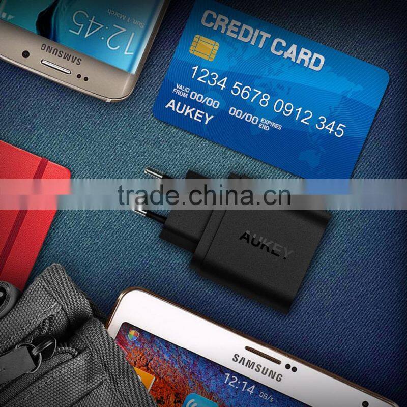 Aukey Quick Charge 2.0 54W 5 Ports USB Desktop Charging Station Wall Charger,EU plug