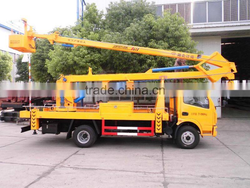 factory directly sale Dongfeng 18m truck with elevating platform