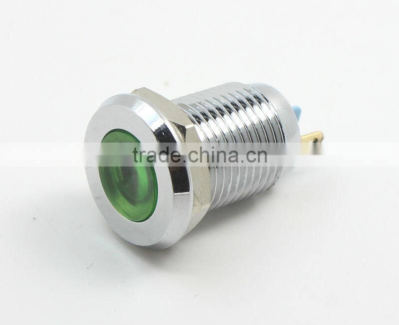 12mm metal 220 240v led indicator lamp GQ12A-D