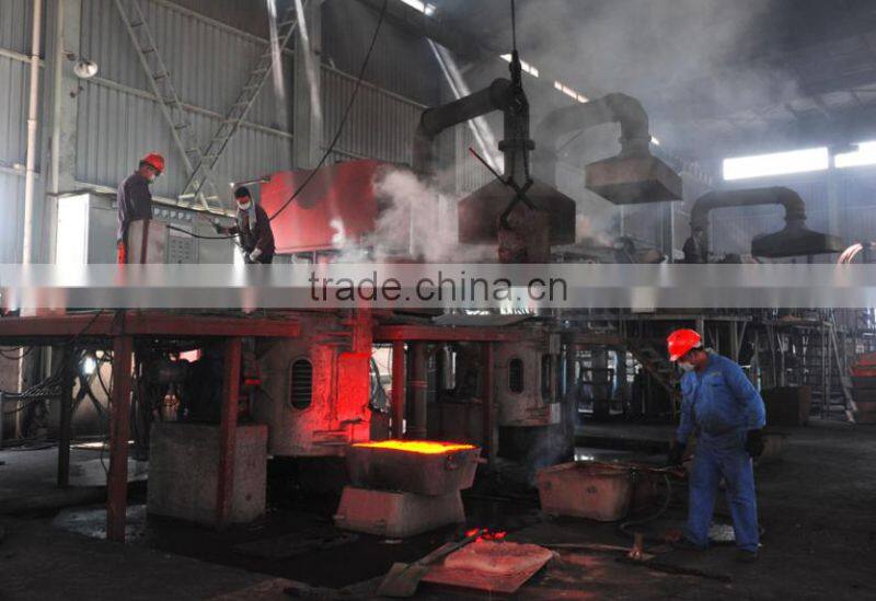 Ductile Iron casting Tee with loose flange DN80