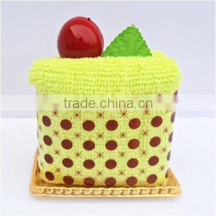 Cotton Cake Ice Cream Gift Towel add Simulation Fruit Design