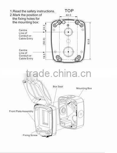 HEIGHT HIT SALE TC series waterproof push button switch WITH HIGH QUALITY