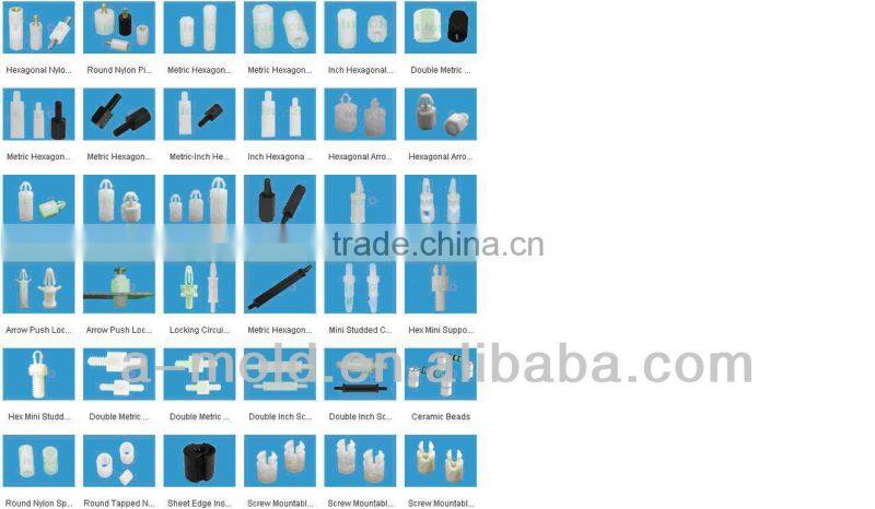 NYLON 66 Push Locking Circuit Board Support PCB spacer support