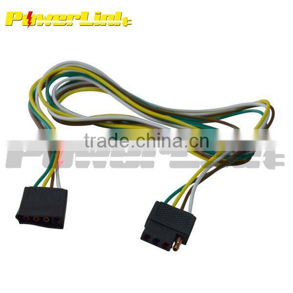 H60025 TRAILER OR ATV WIRING HARNESS 4 WAY PLUG 20' WIRING FOR TRAILER RUNNING LIGHTS
