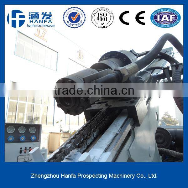 Multi-function wheel type hydraulic rotary drilling rig HF150T