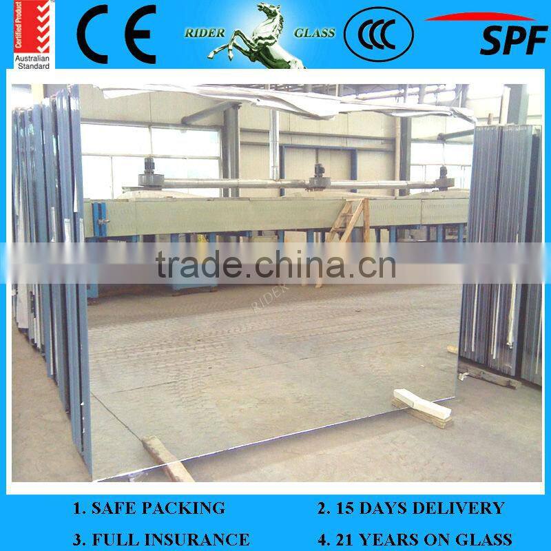 1.3-6mm Safety Frosted Round Unframed Bathroom Mirror