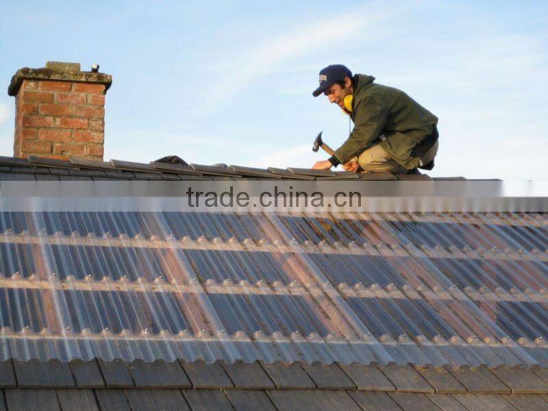 Corrugated Polycarbonate/Plastic Sheet As Roof Tile